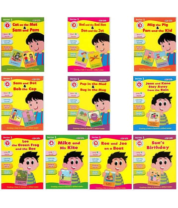 Jolly Kids Story Time Phonics Book Series 1 (Set of 10)