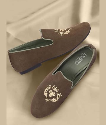 Fausto Brown Men's Designer Shoes