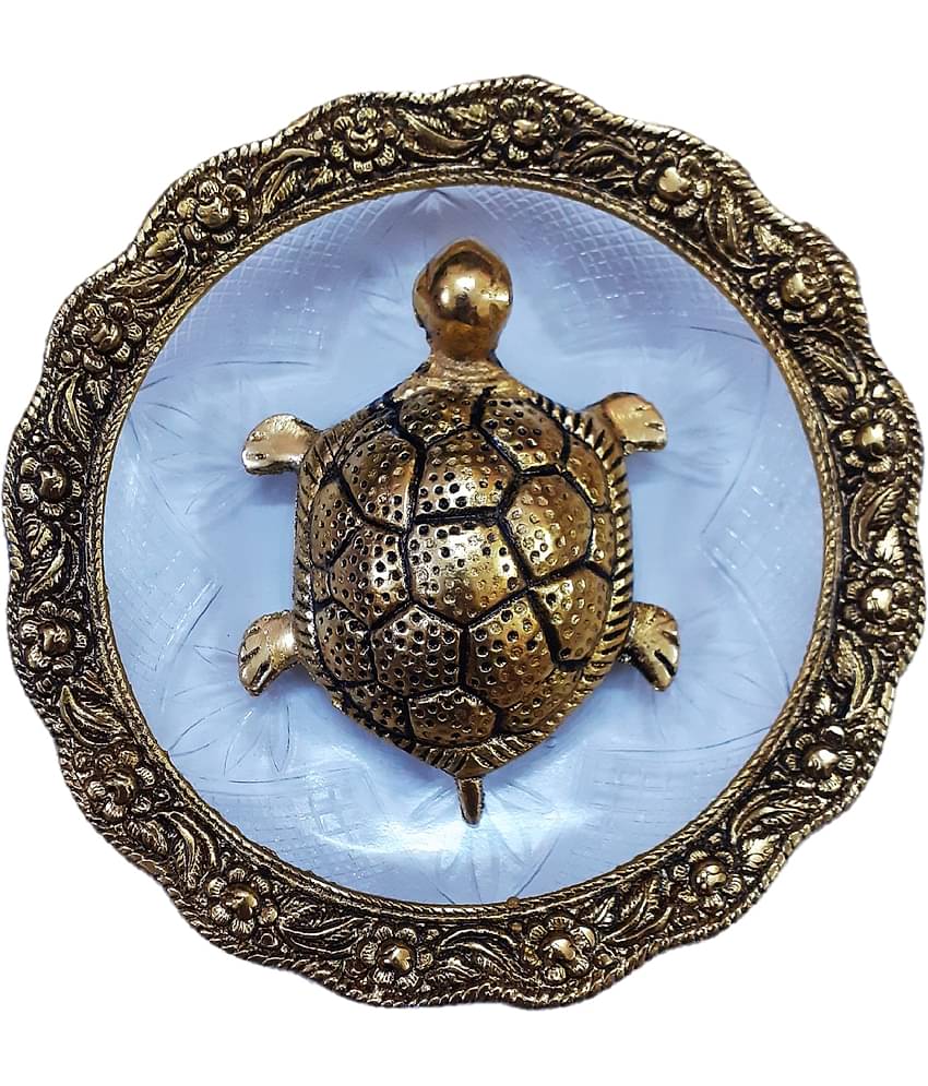 AFTERSTITCH Gold Metal Handicraft Showpiece - Pack of 1