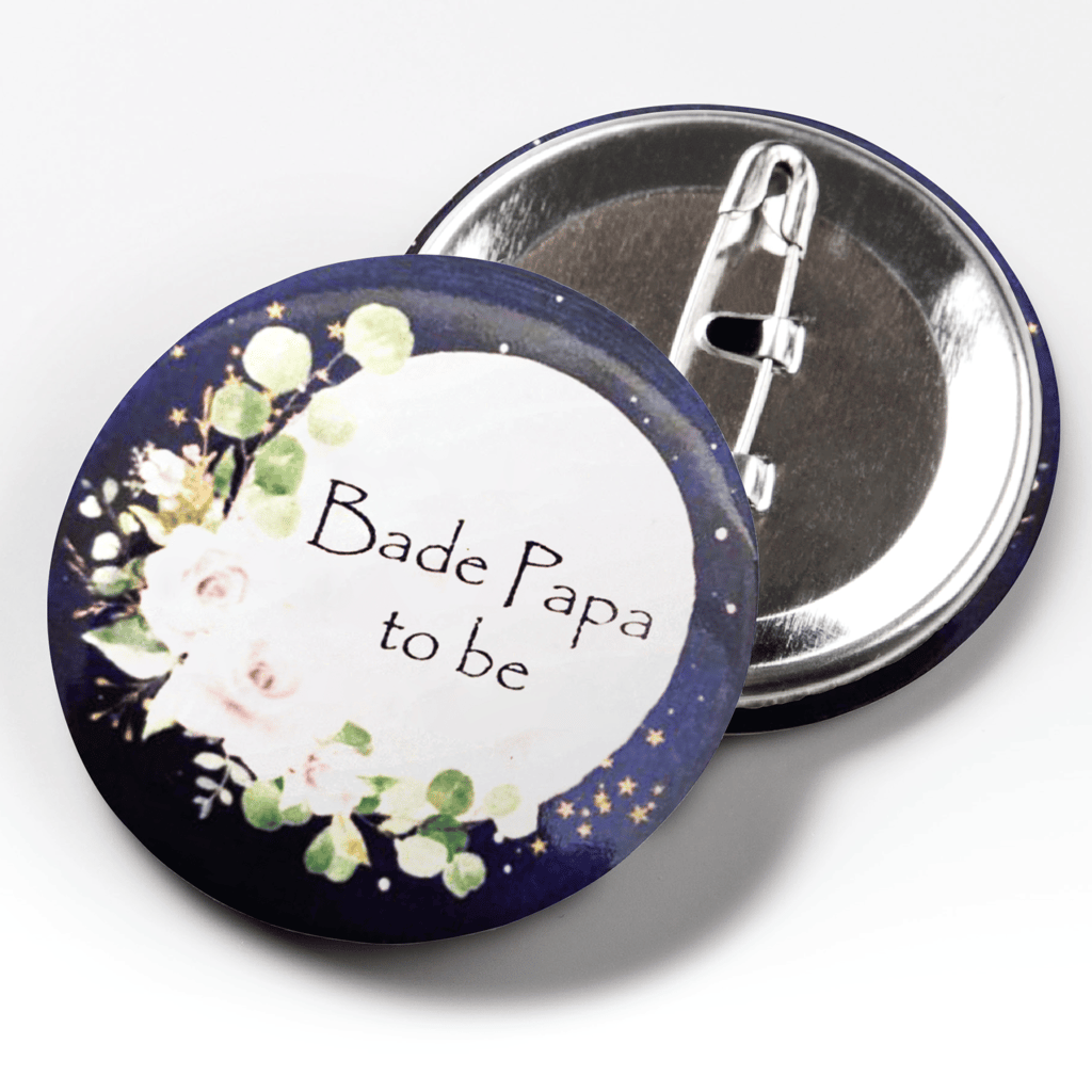 Bade Papa To Be Award Buttons for Baby Shower Parties - Party and Festive Needs | Buy online on ZillyBuy