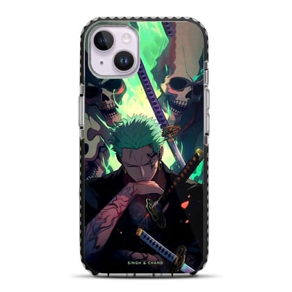 Roronoa Zoro 2.0 One Piece Anime iPhone 14 Plus Stride Phone Case-Stride
