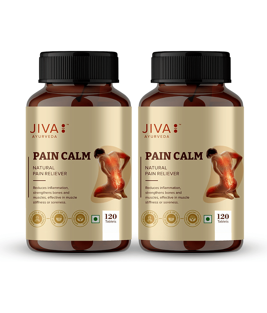 JIVA Pain Calm Table For Joint Pain Tablet 120 no.s Pack Of 2