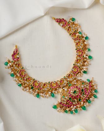 Gold Polish Silver Necklace CHN1766