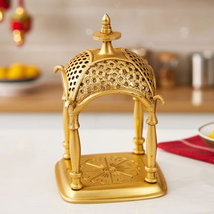 Premium Brass Temple Mandir Showpiece - Divine God Idol Statue, Height : 7 Inch (BSMAS1603 D)