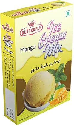 Butterfly Instant Ice Cream Mix, 150 Grams (Mango) by Butterfly Dessert Mixes and Bakery Needs. Butterfly Instant Ice Cream Mix, 150 Grams (Mango) by Butterfly Dessert Mixes and Bakery Needs.