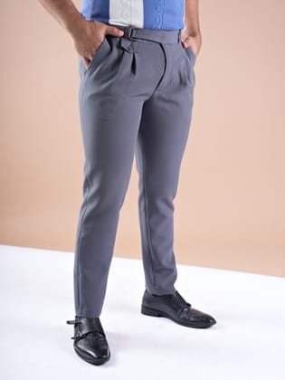 Napoleon Pleated Dress Pants Dark Grey-Small / 28 / Dark Grey / Napoleon Pleated Dress Pants
