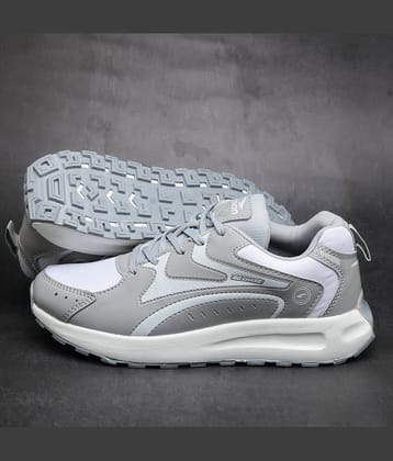 ASIAN BOSS-20 Light Grey Men's Sports Running Shoes