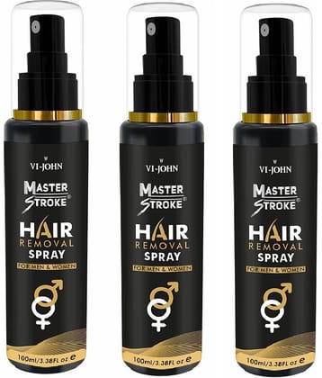 Vi-John Natural Hair Removal Spray for Men & Women 100 ( Pack of 3 )