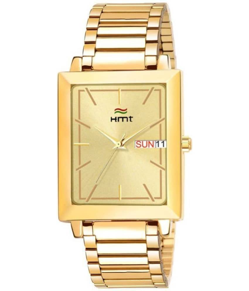 Hemt HM-GSQ302-GLD-GLD-CH Stainless Steel Analog Men's Watch