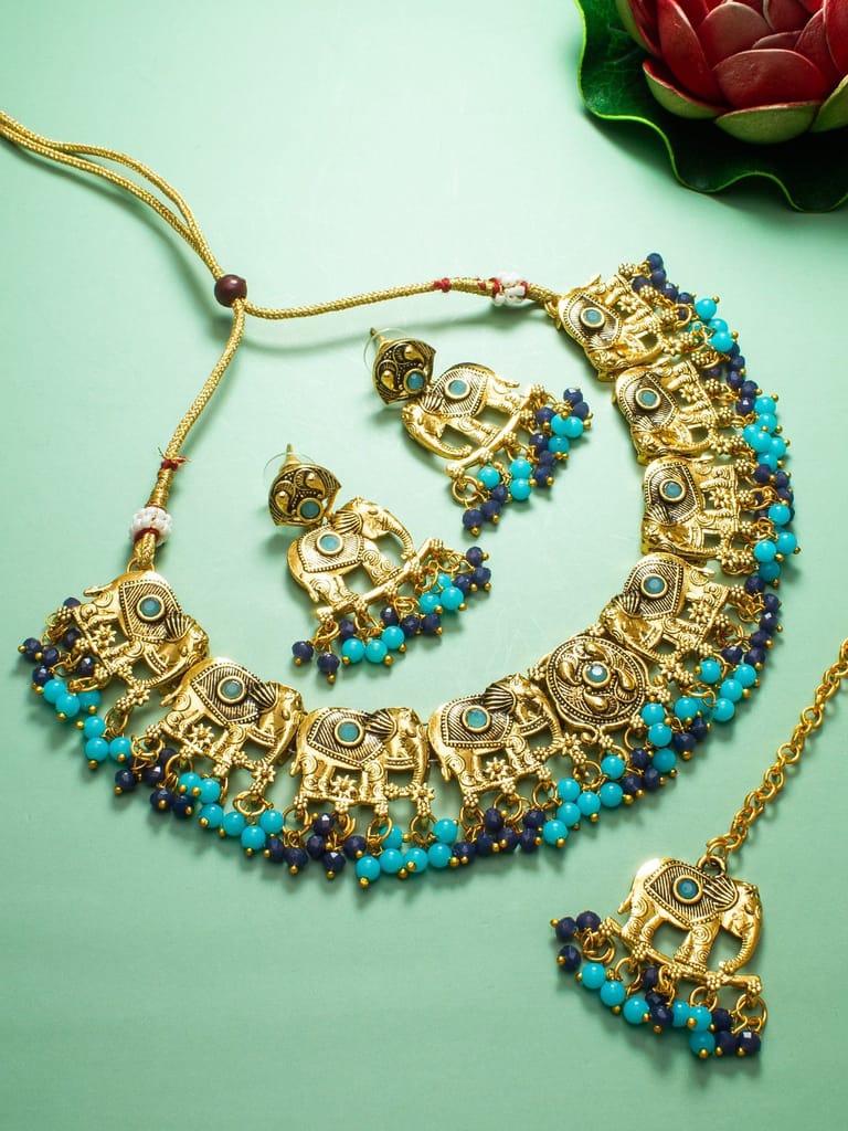 Morison Captivating Gold Necklace and Earrings Set A Symbol of Grace