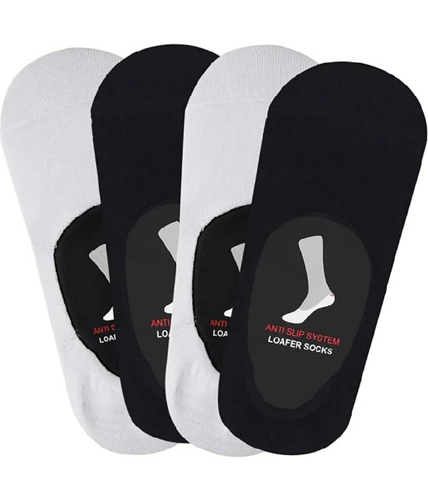 Creature - White Cotton Blend Men's Footies ( Pack of 4 )