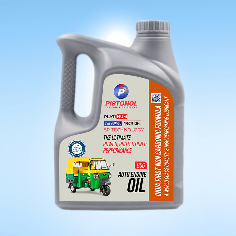 PISTONOL- PLATINUM (SAE-20W-50(API-SM)-(3 Ltr)