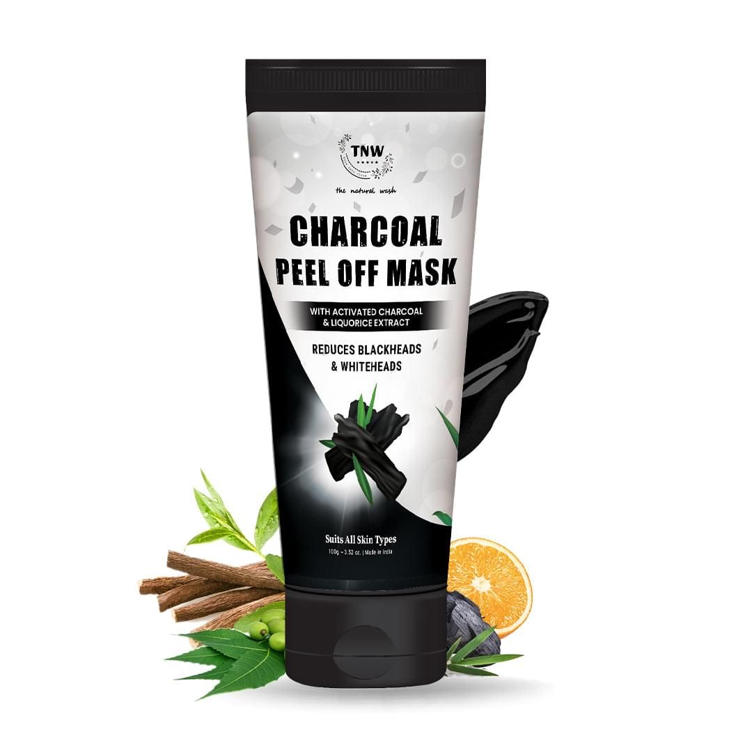 Charcoal Peel Off Mask for Blackheads and Removes Tan-100g