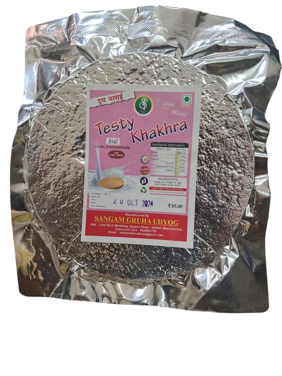 TESTY KHAKHRA DOODH MALAI 200GM