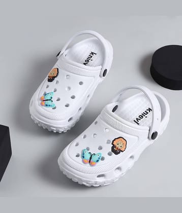 KNIEVL White Women's Clogs