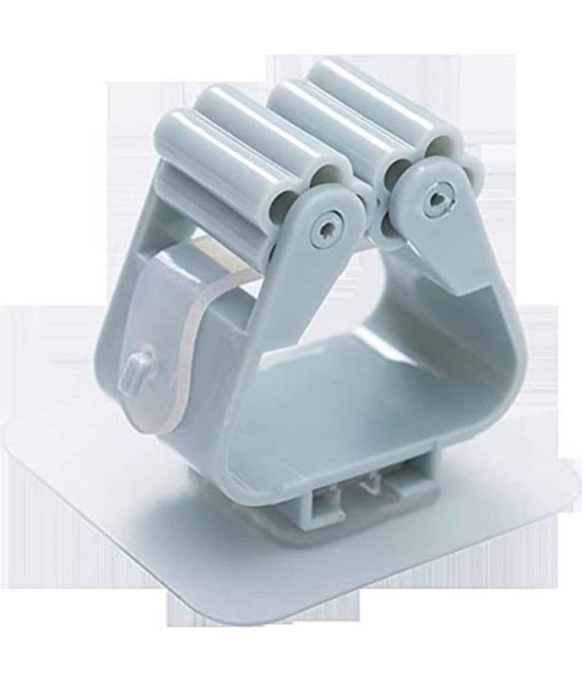 Wall Mounted Shelf Organizer Hook Broom Holder Hanger(Pack of 1)