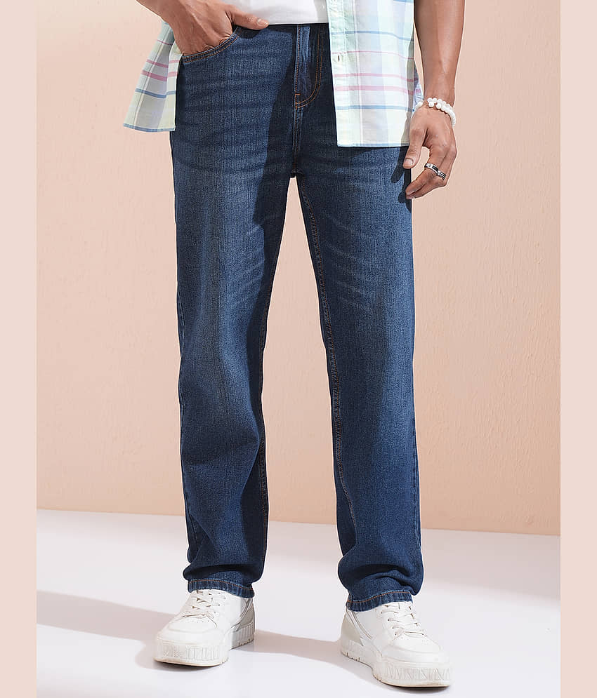Highlander Relaxed Solid Men's Jeans - Blue ( Pack of 1 )