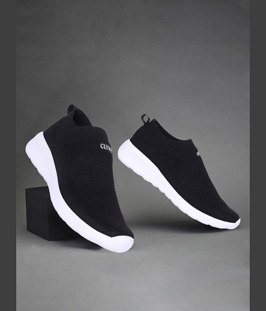 Clymb DRAGON Black Men's Sports Running Shoes