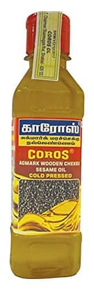 Coros (Wooden Chekku-Cold Pressed)  Sesame Oil 250 Ml