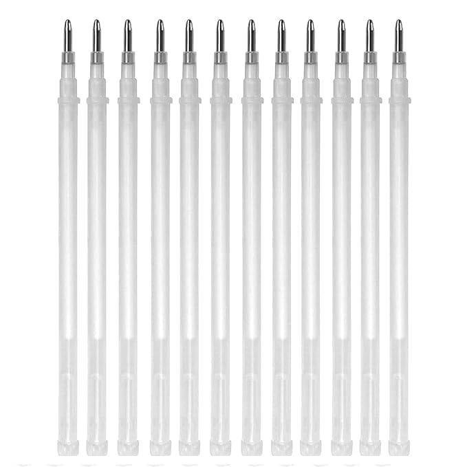 Heat Erasable Pen White 50Pcs - 1Box