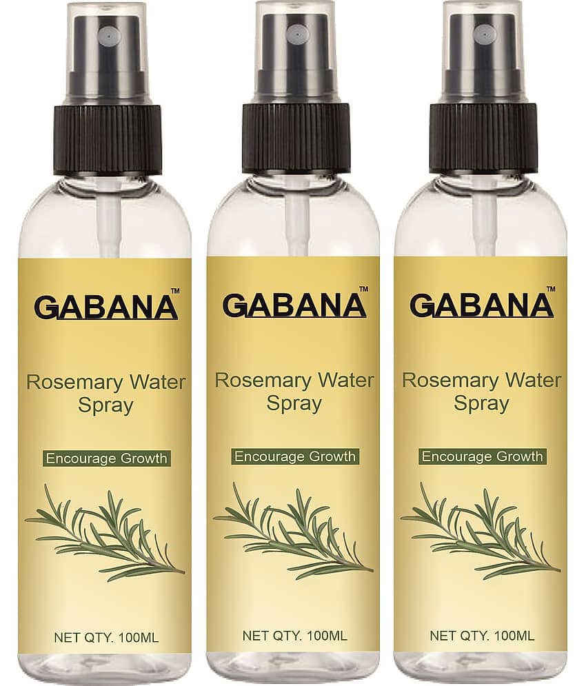 GABANA RoseMary Water Hair Sprays 100 mL Pack of 3