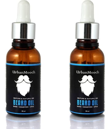 UrbanMooch Healthy Beard Oil Vitamin E 60 ml Pack of 2