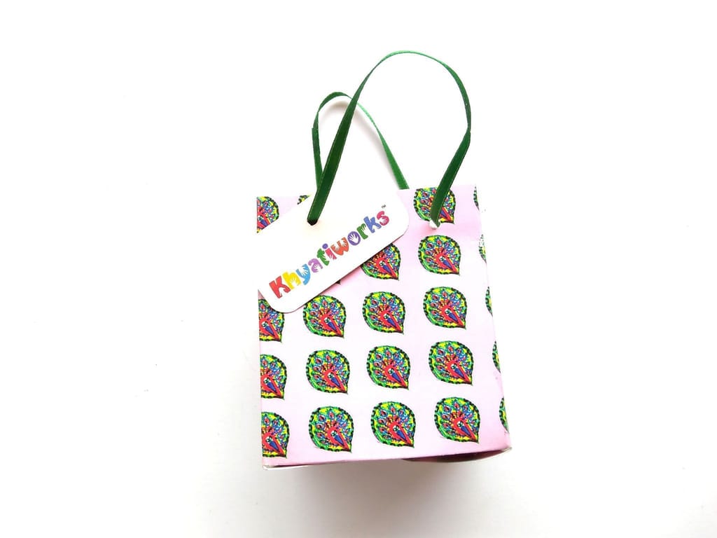 Lilac Mor Pankh Gift Bags - Small - Handbags | Buy online on ZillyBuy