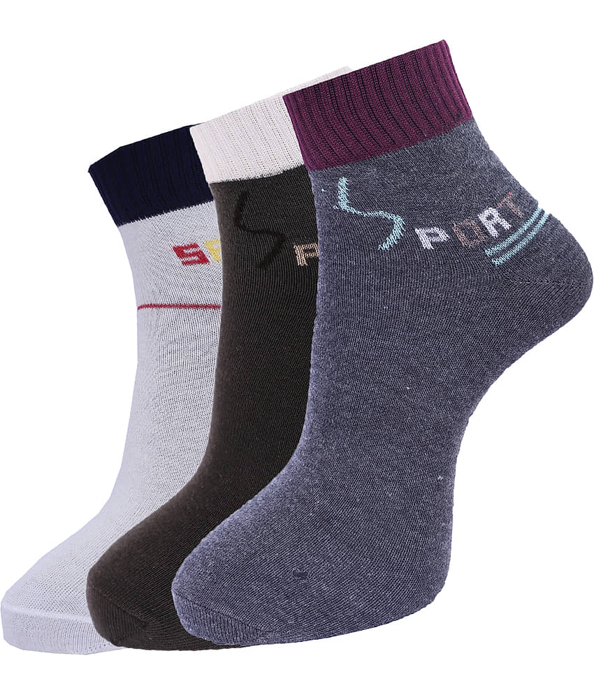 Dollar Cotton Ankle Length Socks Pack of 3