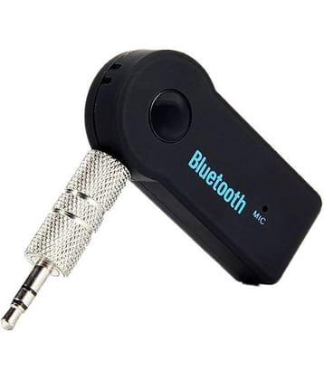 Goyal Trading Car Wireless Bluetooth AUX Receiver Adapter with 3.5mm Connector Dongle Connector Adapter Audio Receiver Transmitter Wireless Stereo TV Pen Drive Jack