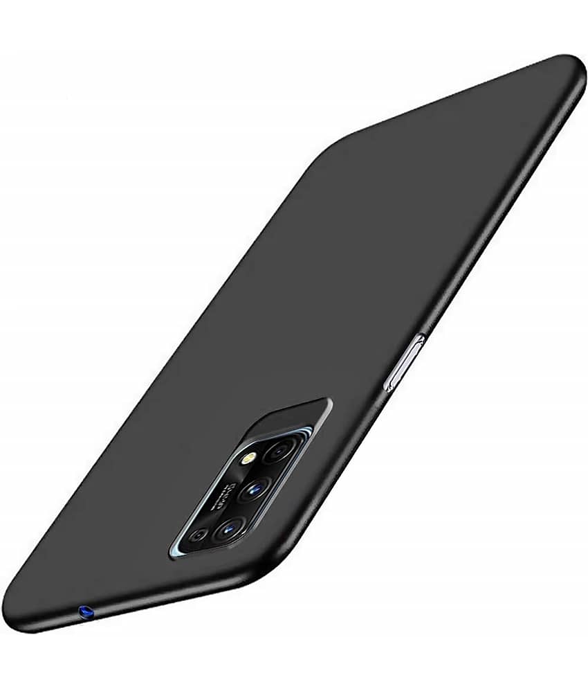 Spectacular Ace Black Plain Cases For Oppo F19 Pro Plus - Pack of 1