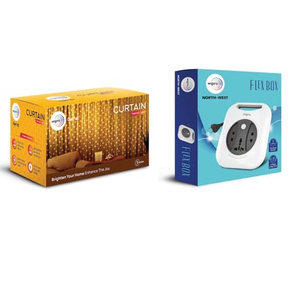 Wipro Garnet String Curtain Light and Flex Box Extension