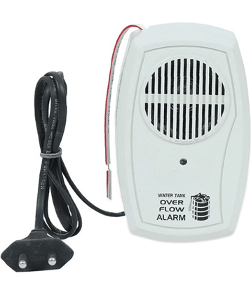 Leavess-Water Tank Overflow Alarm Sound High Quality Wired Sensor Security System (PACK OF 01)(Color/White)