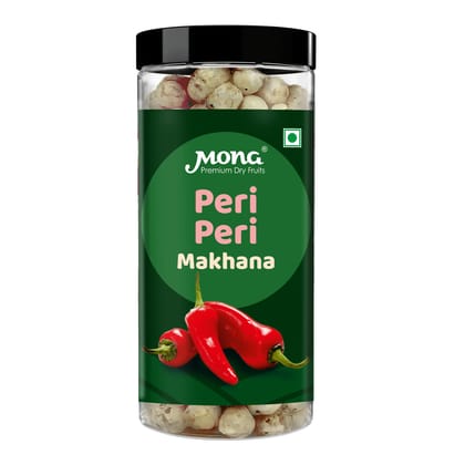 Mona Premium Peri Peri Makhana Roasted Fox Nuts - Spicy & Healthy Snack