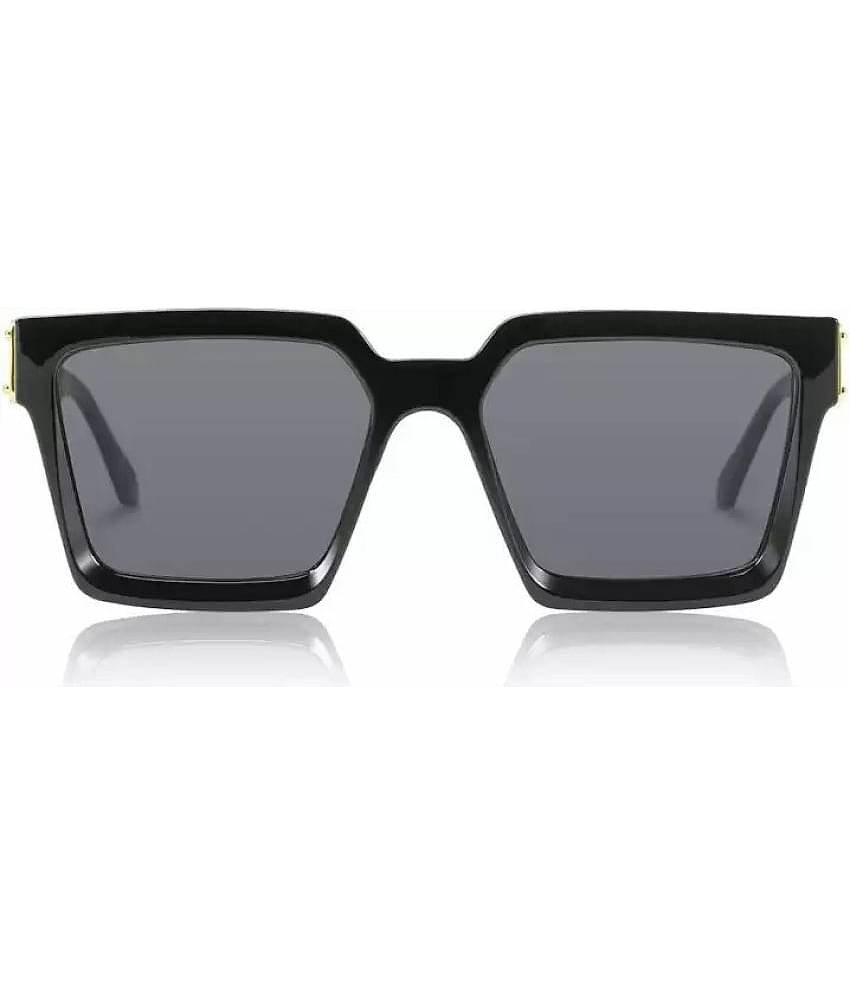 Funk Black Square Sunglasses ( Pack of 1 )