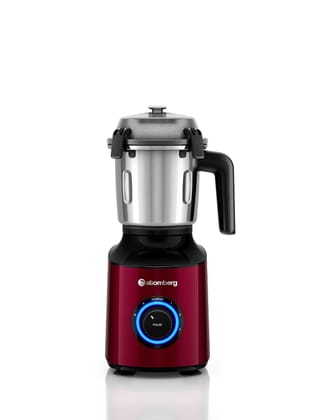 Atomberg Zenova Mixer Grinder with Unique Coarse Mode | Advanced Safety Features |4 Jars including Unique Chopper Jar with Hands Free Operation (Red Wine)