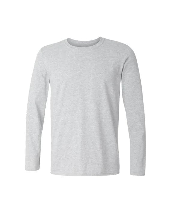 Grey Melange - Sukhiaatma Unisex Basic Full Sleeves T-shirt-S-38