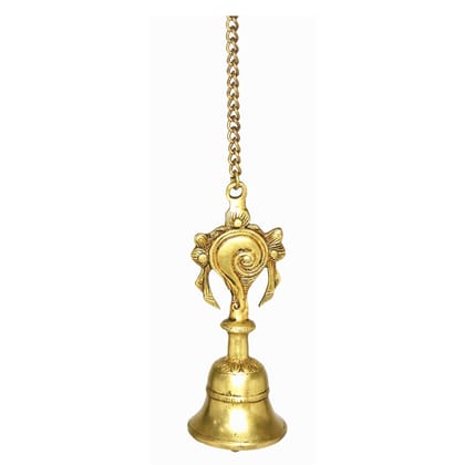 Brass Wall Hanging Temple Bell, Height : 25 Inch (BSMAS1511 A)