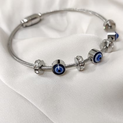 Evil Eye Bracelet - Silver