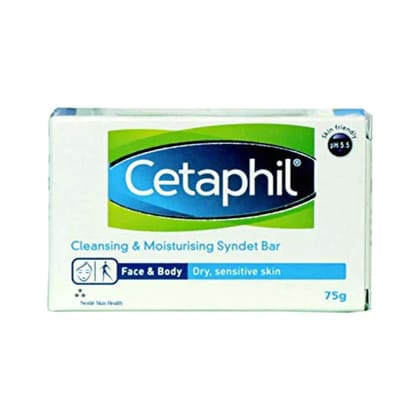 Cetaphil Cleansing & Moisturising Syndet Bar 100 Gms