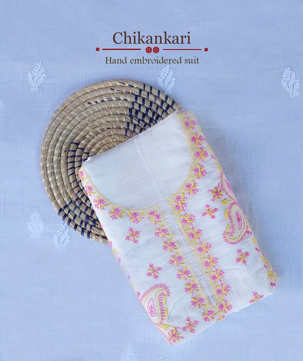 Kota Cotton Chikankari Suit 