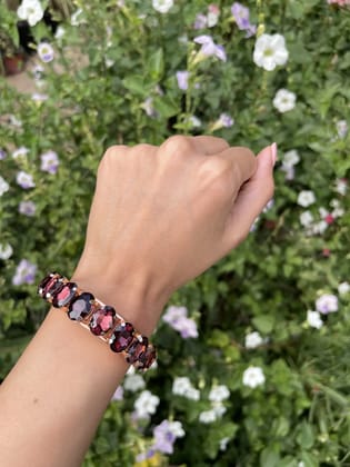 Reverie Bangles (2 Pieces)-Maroon x 2