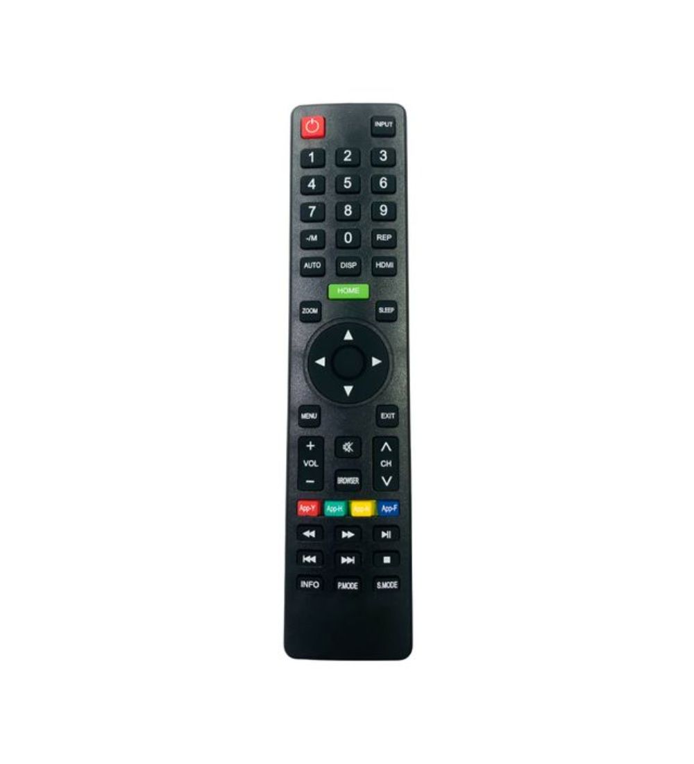 Smart TV Remote No.1203 Elista Smart LCD LED TV Remote Control (Black)