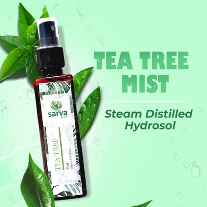 Tea Tree Mist - Oil & Acne Prone Skin | Natural Toner | Dandruff & Itchy Scalp | 100 ml-100ml