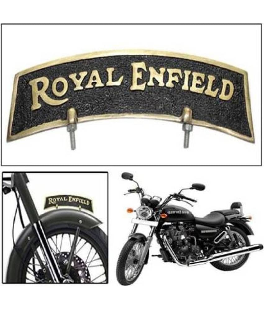 Mudguard Number Plate  Brass For Royal Enfield Classic 350cc 500cc , Standard , Electra