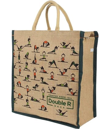 Double R Bags - Multi Color Jute Lunch Bag