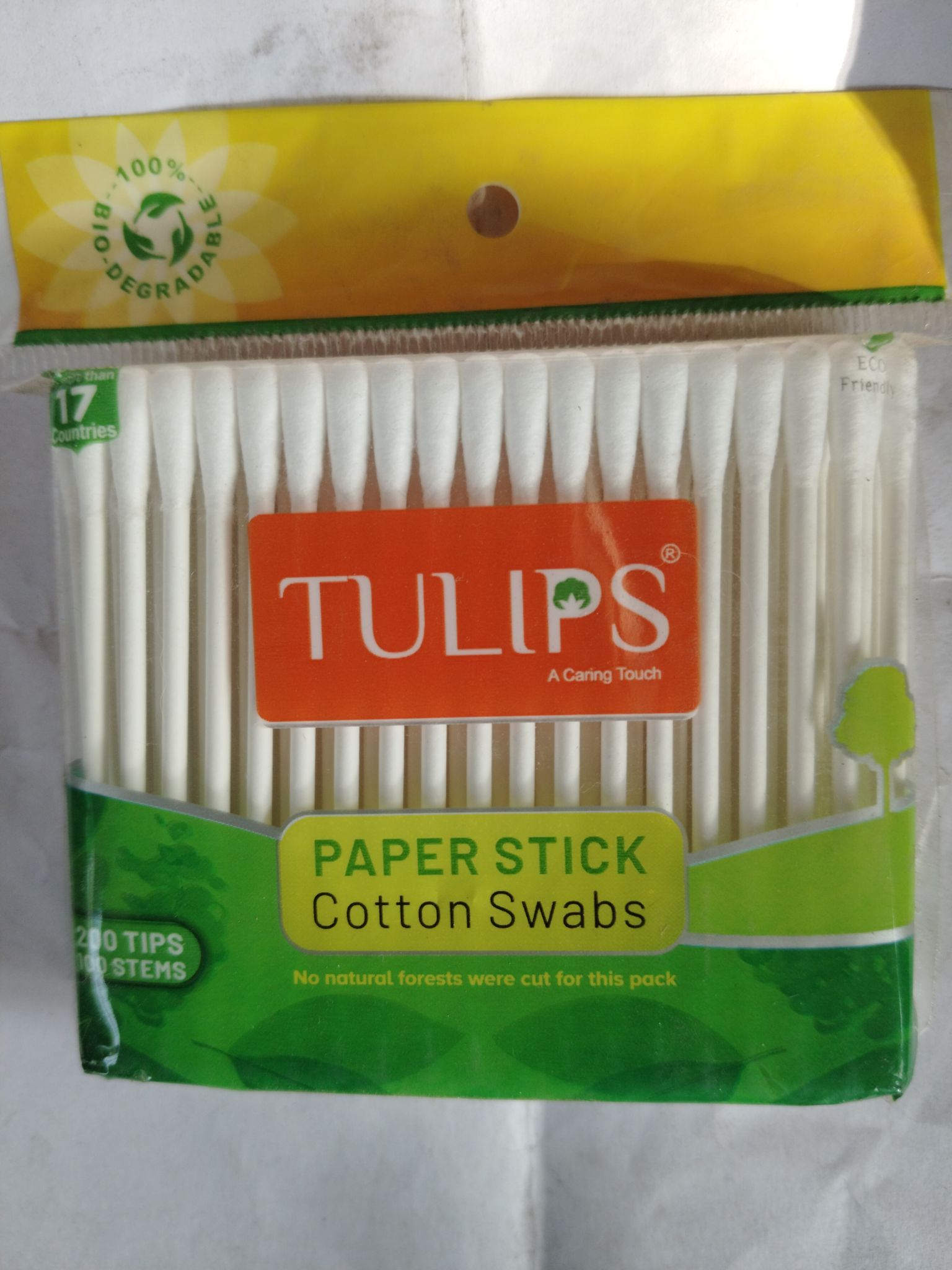 Tulips Paper stick Cotton swabs 100stems 