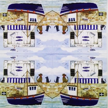 Decoupage Napkin / Tissue papers - 33cm by 33cm - GT1523