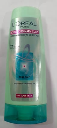 Loreal Paris extraordinary clay purifying & hydrating conditioner oily scalp & hair 192 ml 