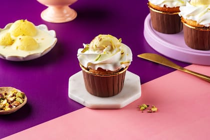 Rasmalai Cupcake