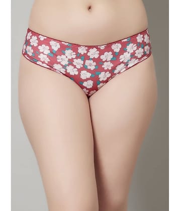 PrettyCat Polyester Printed Women's Bikini ( Beige )